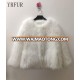 YR740 Top Quality Genuine Fox Hand Knit Fur Jacket