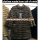 High Quality New Design cheap mink garment is made from mink's tails for women various sizes can be customized warm in winter